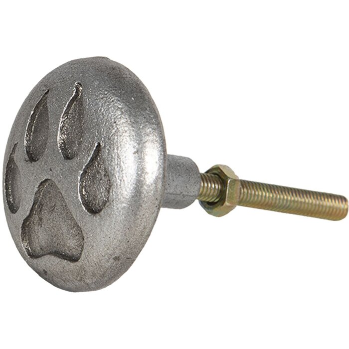 Pomello per porta Ø 4x3 cm argento 64685