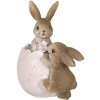 Decorazione Coniglio 9x5x10 cm rosa 6PR3268