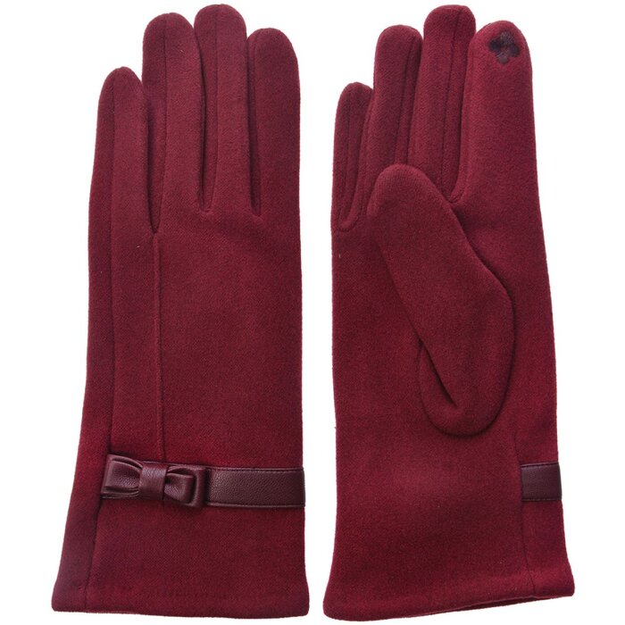 Guanto 8x24 cm rosso MLGL0044