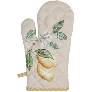 Guanto da forno Clayre & Eef 16x30 cm beige LEL44