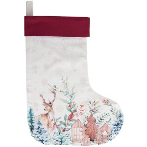 Calza di Natale 30x40 cm multicolore DCH203