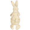 Decorazione coniglio 6x6x13 cm bianco 6PR3096W