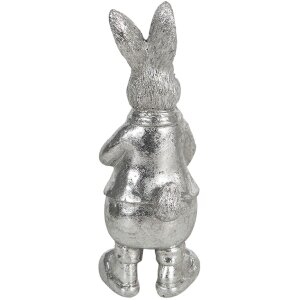 Decorazione Coniglio 6x6x13 cm argento 6PR3096ZI