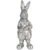 Decorazione Coniglio 6x6x13 cm argento 6PR3096ZI