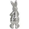Decorazione Coniglio 6x6x13 cm argento 6PR3096ZI