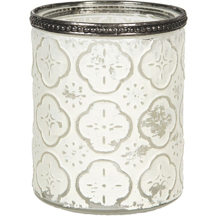 Porta tealight - Portacandele Ø 9x11 cm bianco 6GL2890