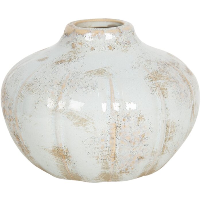 Vaso Ø 14x11 cm bianco 6CE1203