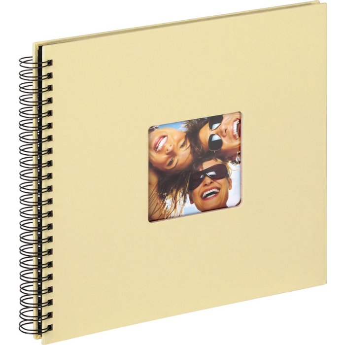 Walther Album a spirale Fun cream 30x30 cm 50 pagine nere
