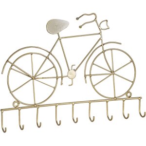 Clayre & Eef 6Y1385GO Portachiavi 32x23 cm Bicicletta...