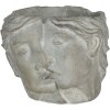 Vaso da fiori 16x14x13 cm grigio 6TE0319S