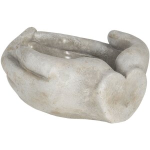 Vaso da fiori 18x16x9 cm beige 6TE0329L