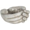Vaso da fiori 18x16x9 cm beige 6TE0329L