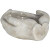 Vaso da fiori 18x16x9 cm beige 6TE0329L