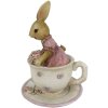 Decorazione Coniglio 8x8x11 cm multicolore 6PR3327