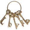 Portachiavi decorativo 10x5x20 cm oro 6Y2276GO