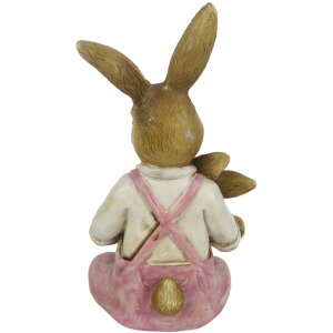 Decorazione Coniglio 6x6x15 cm rosa 6PR3263