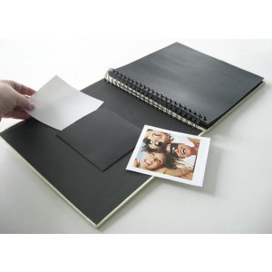 Walther Album a spirale Fun blu 30x30 cm 50 pagine nere