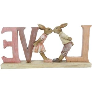 Decorazione Coniglio 19x3x9 cm rosa 6pr3289