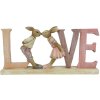 Decorazione Coniglio 19x3x9 cm rosa 6pr3289