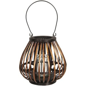 Lanterna Ø 23x22 cm marrone 6RO0493