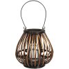 Lanterna Ø 23x22 cm marrone 6RO0493