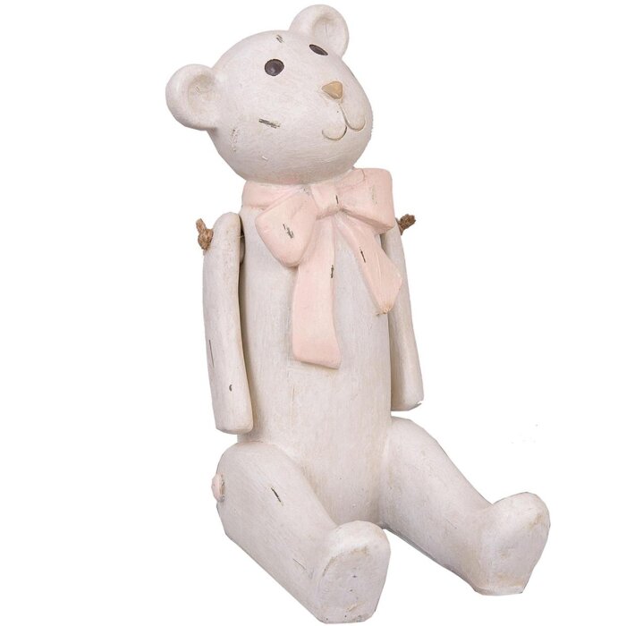 Orso 14x9x18 cm bianco 6PR0108