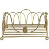 Portatovaglioli 20x20x9 cm oro 60057go