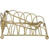 Portatovaglioli 20x20x9 cm oro 60057go