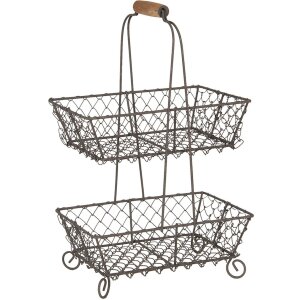 Etagere 23x15x37 cm nero 6Y3767