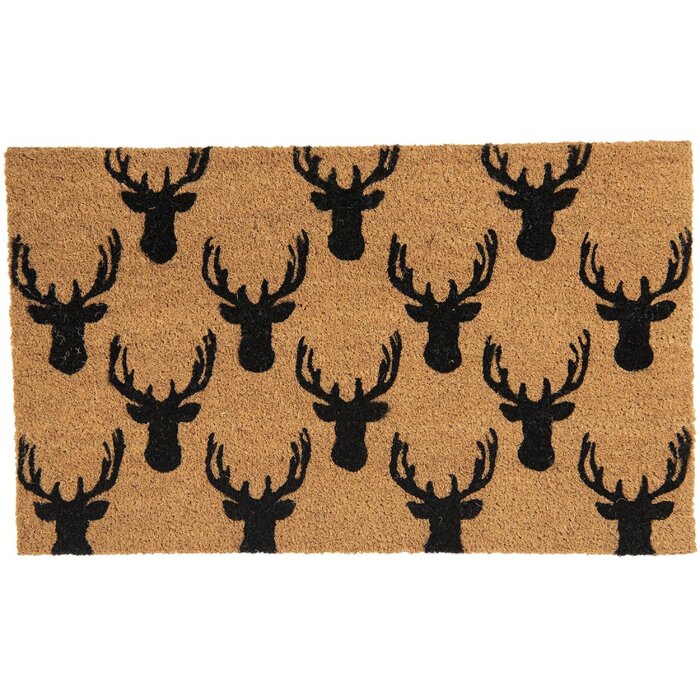 Tappeto per porta 75x45x1 cm marrone MC168
