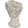 Vaso da fiori 18x17x25 cm grigio 6TE0307