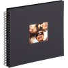 Walther Album a spirale Fun nero 30x30 cm 50 pagine nere
