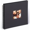 Walther Album a spirale Fun nero 30x30 cm 50 pagine nere