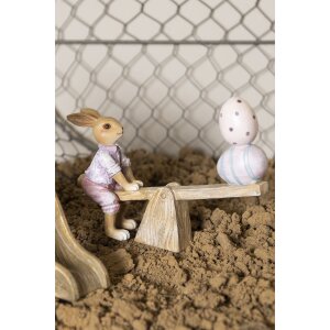 Decorazione Coniglio 16x3x12 cm rosa 6PR3283