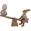 Decorazione Coniglio 16x3x12 cm rosa 6PR3283