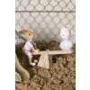 Decorazione Coniglio 16x3x12 cm rosa 6PR3283