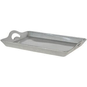 Vassoio 45x32x3 cm argento 64599ZI