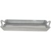 Vassoio 45x32x3 cm argento 64599ZI