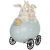 Decorazione Animali in carro 10x7x13 cm multicolore 6PR3194