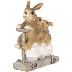 Decorazione Coniglio 11x4x12 cm multicolore 6PR3251
