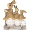 Decorazione Coniglio 11x4x12 cm multicolore 6PR3251