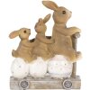 Decorazione Coniglio 11x4x12 cm multicolore 6PR3251