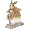 Decorazione Coniglio 11x4x12 cm multicolore 6PR3251