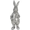 Decorazione Coniglio 12x11x22 cm argento 6PR3094ZI