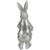 Decorazione Coniglio 12x11x22 cm argento 6PR3094ZI