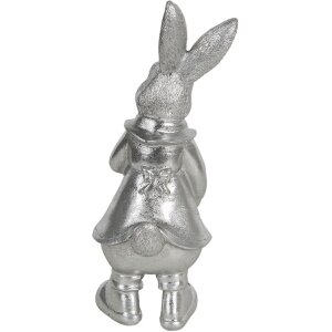 Clayre & Eef 6PR3095ZI Accessori per la casa Coniglio 22 cm Argento