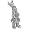 Clayre & Eef 6PR3095ZI Accessori per la casa Coniglio 22 cm Argento