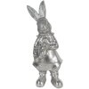 Clayre & Eef 6PR3095ZI Accessori per la casa Coniglio 22 cm Argento