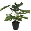 Decorazione pianta artificiale Monstera Deliciosa 30x30x34 cm verde 6PL0215