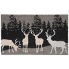 Tappeto per porta 75x45x1 cm grigio MC173